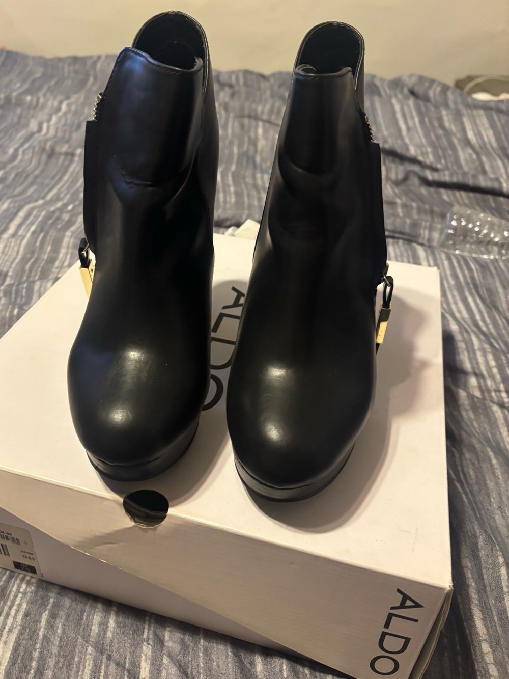 Black ankle boot